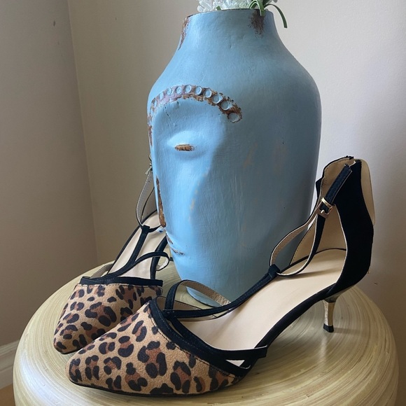 Animal print pointy heel stilettos 10 - Picture 4 of 5